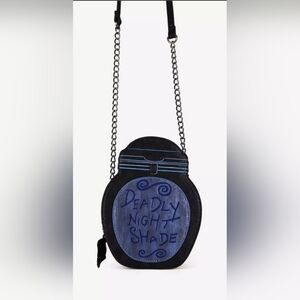 Danielle Nicole The Nightmare Before Christmas Deadly Night Shade Xbody Bag NWOT